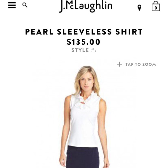 Tops - J. McLaughlin Pearl Sleeveless top